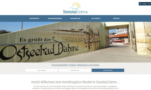 FeWo-Themes-Website Strandurlaub Dahme